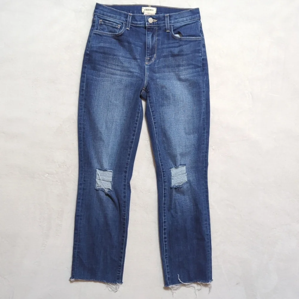 L'Agence High Rise Sada Cropped Jeans - Picture 3 of 10